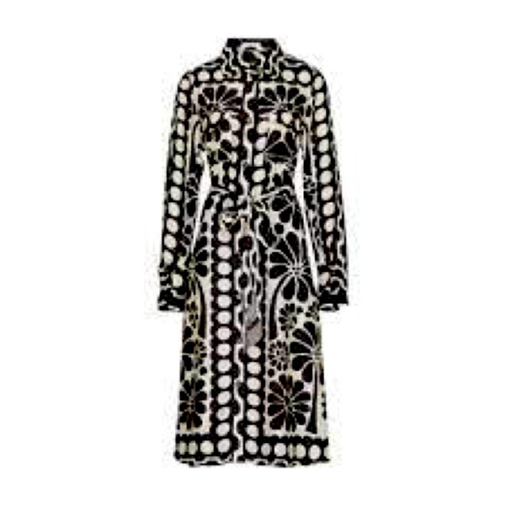 NWT Farm Rio Black Palermo Shirtdress, S - Picture 1 of 7